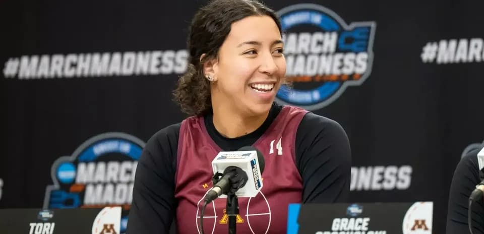 Tori McKinney at March Madness press conference