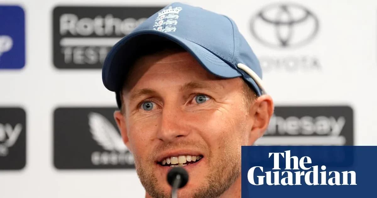 Cricketer at press conference with sponsor logos