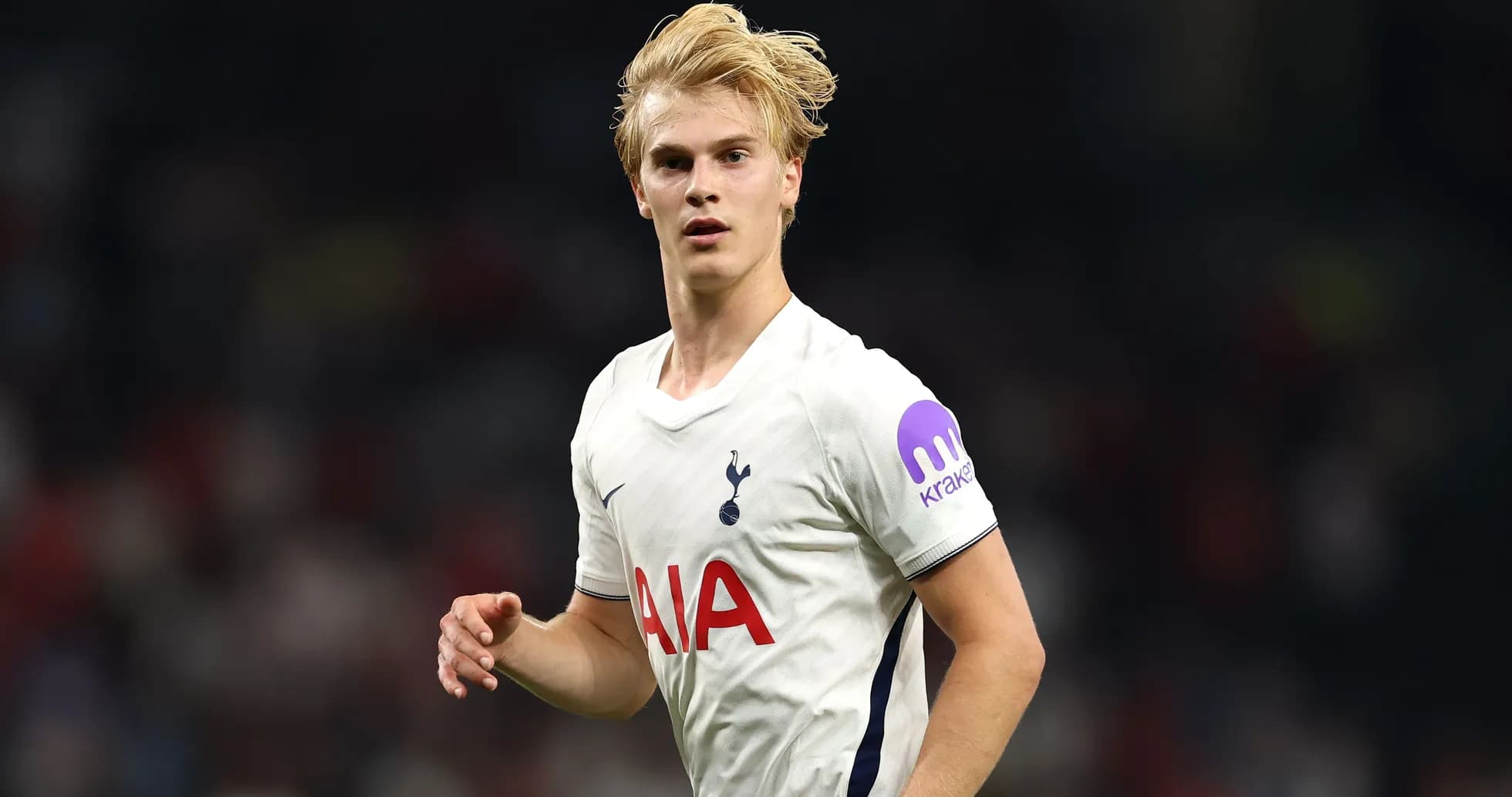 Tottenham player running during a match