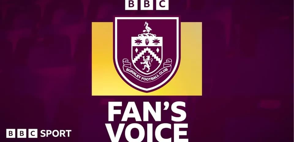 Burnley FC logo with 'Fan's Voice' text