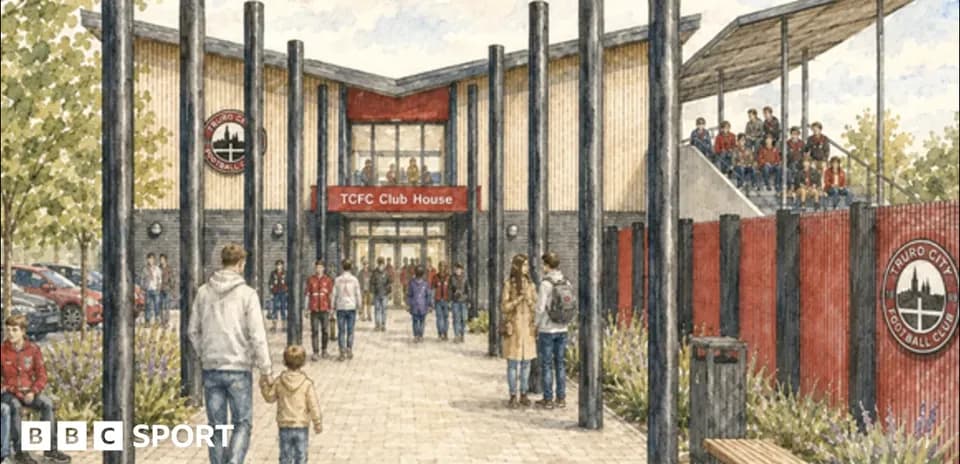 Artistic rendering of TCFC Club House entrance