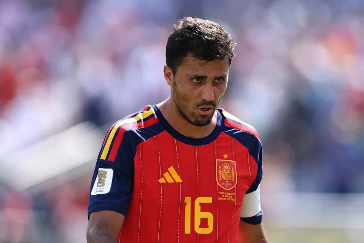 Player in Spain jersey during a match