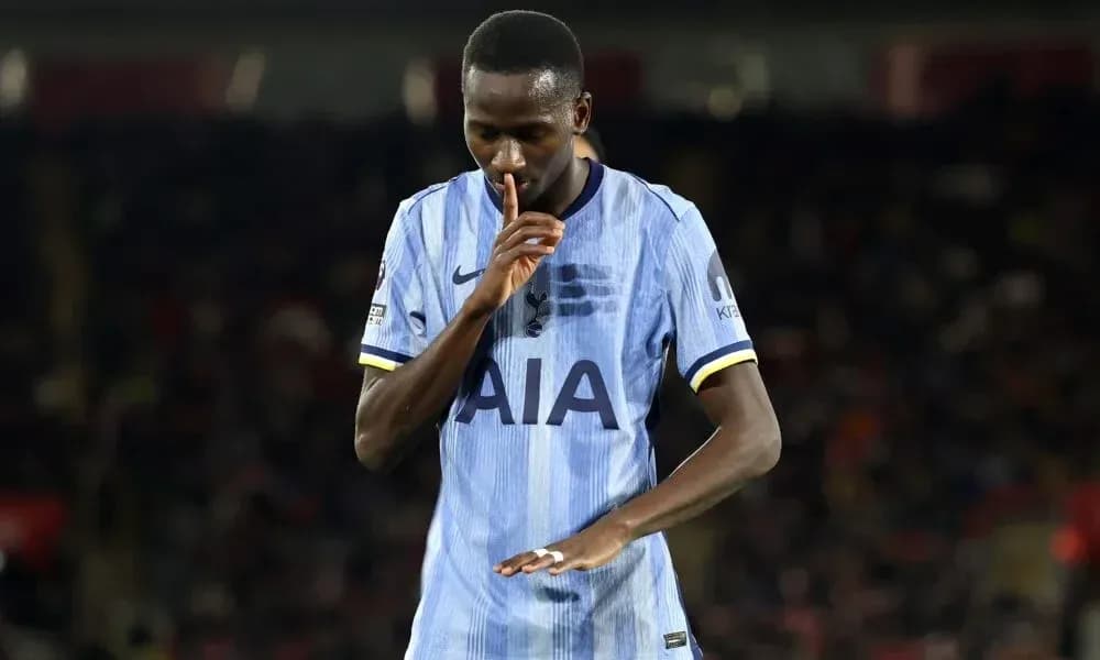 Player celebrating with finger to lips gesture