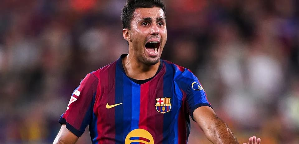 Player celebrating during a match at Camp Nou