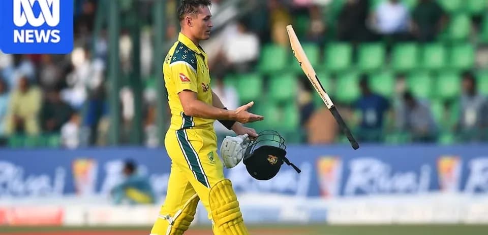Batter walking off field after dismissals in match