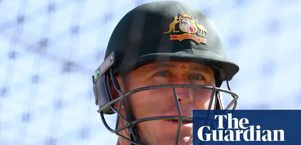 Cricketer in helmet during training session