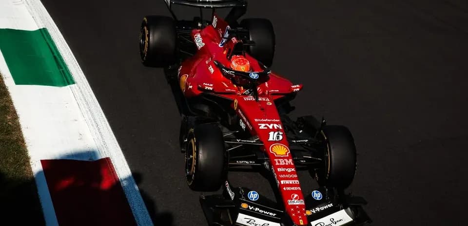 Ferrari Formula 1 car racing on track