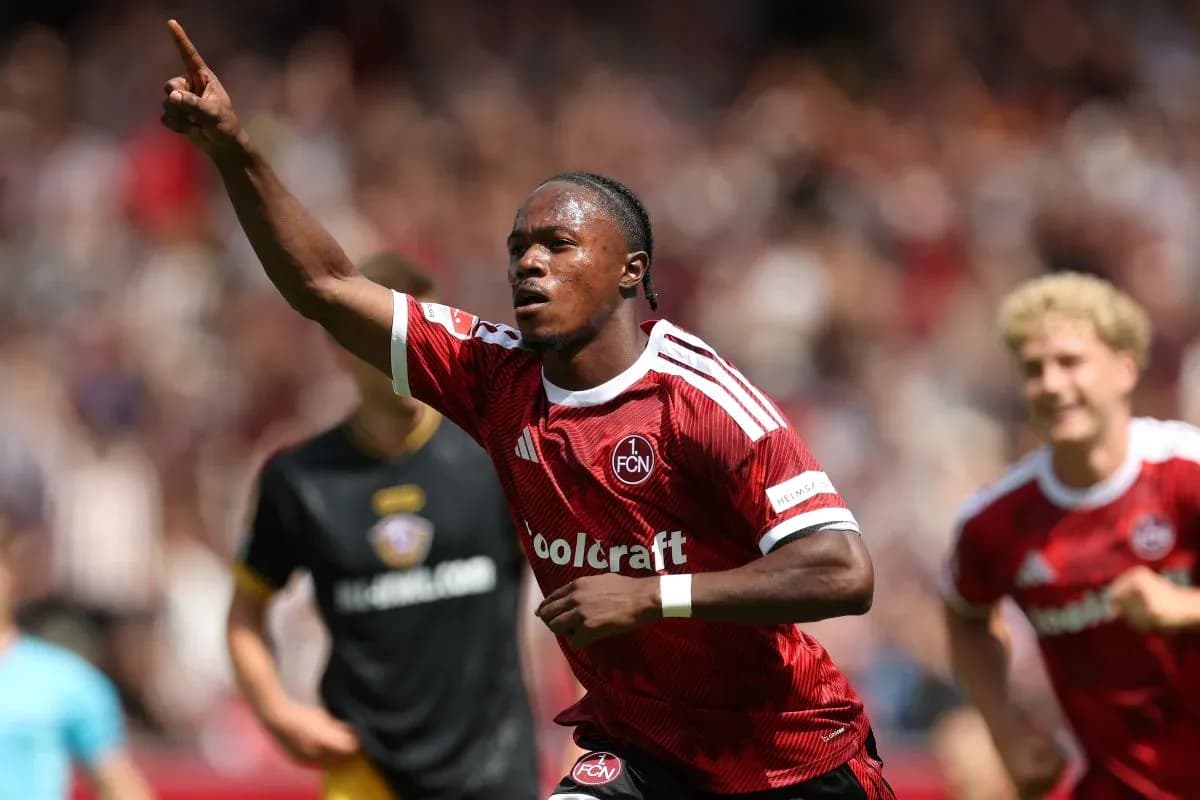 Player celebrating after scoring a goal during match