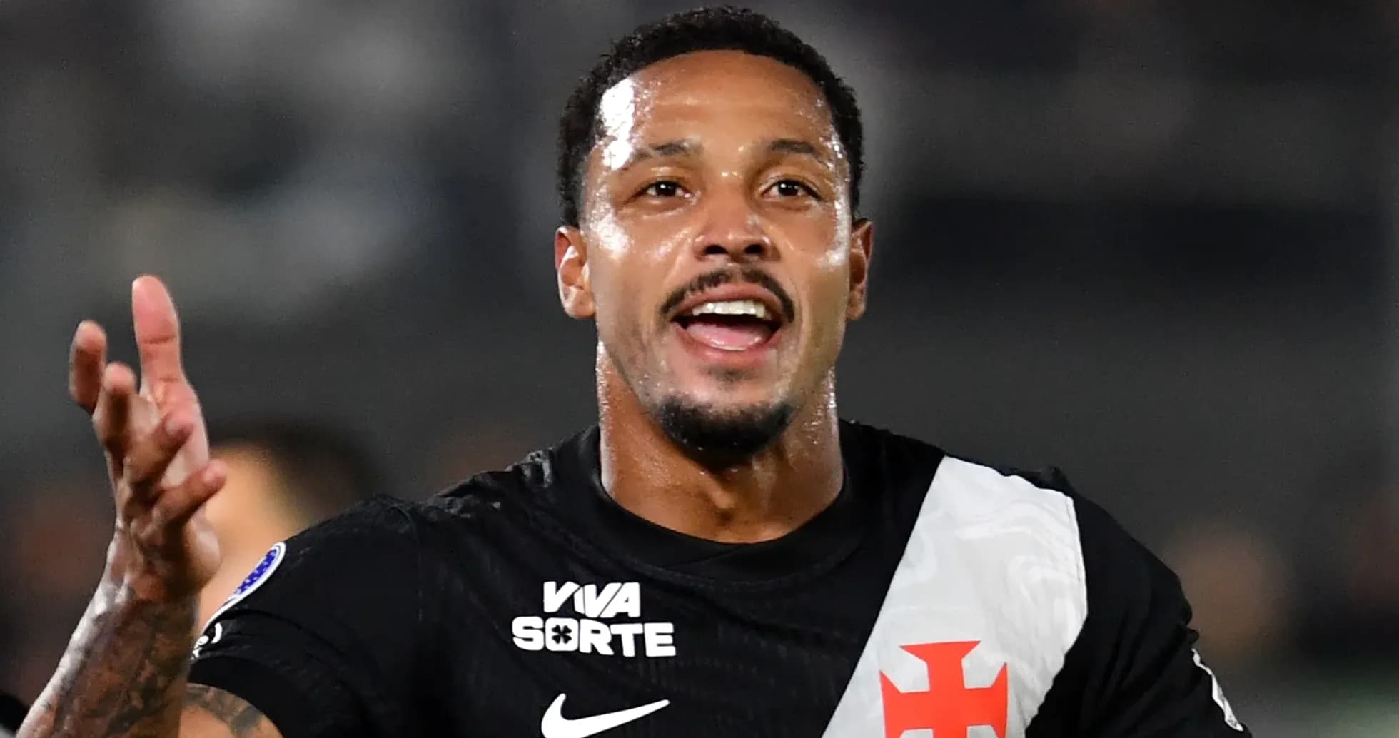 Player celebrating during a football match