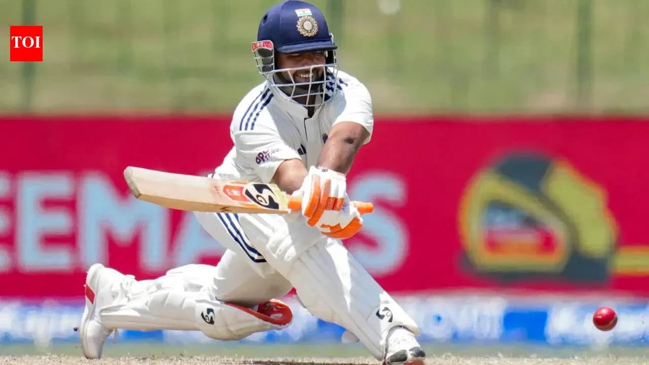 Batsman playing a shot during cricket match