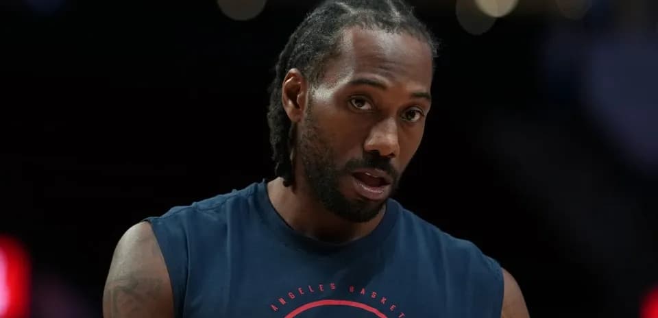Basketball player during warm-up before the game