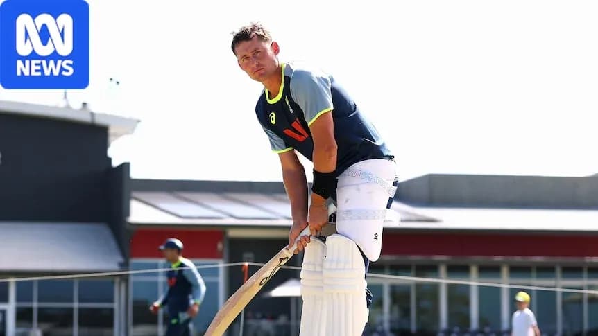 Cricketer preparing to bat during training session