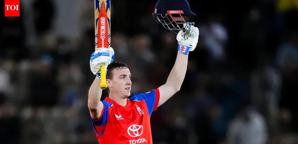 Batsman celebrating after scoring a century