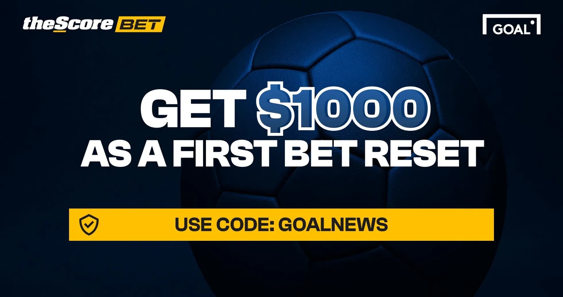 Promotional graphic for sports betting offer