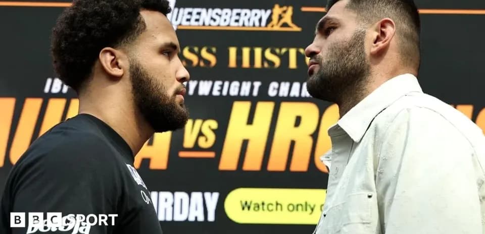 Boxers face-off during press conference for fight