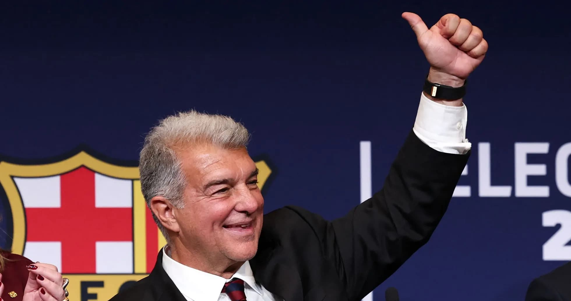 Official announcement at FC Barcelona election event