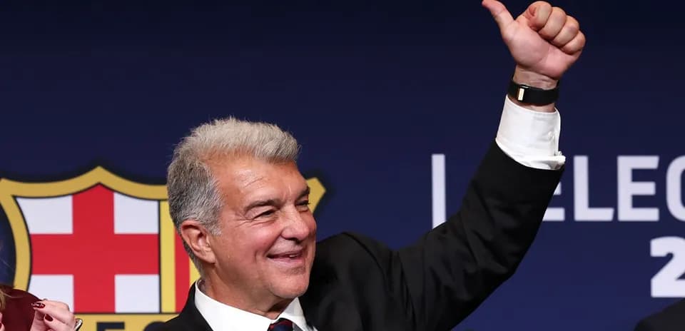 Official announcement at FC Barcelona election event