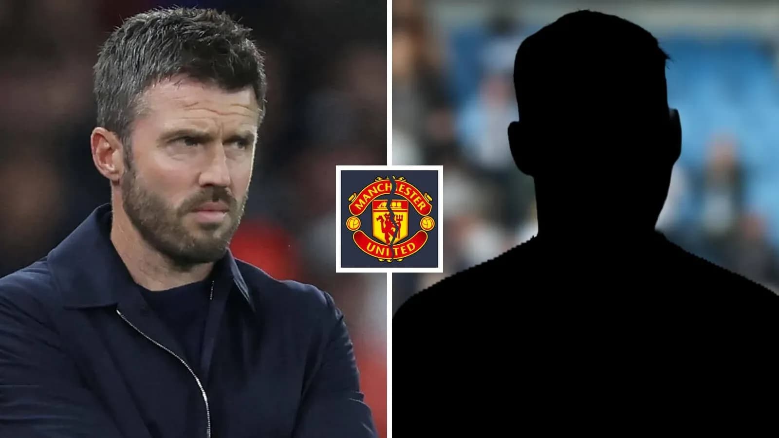 Manager with Manchester United logo and silhouette