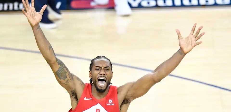 Player celebrating during a basketball game