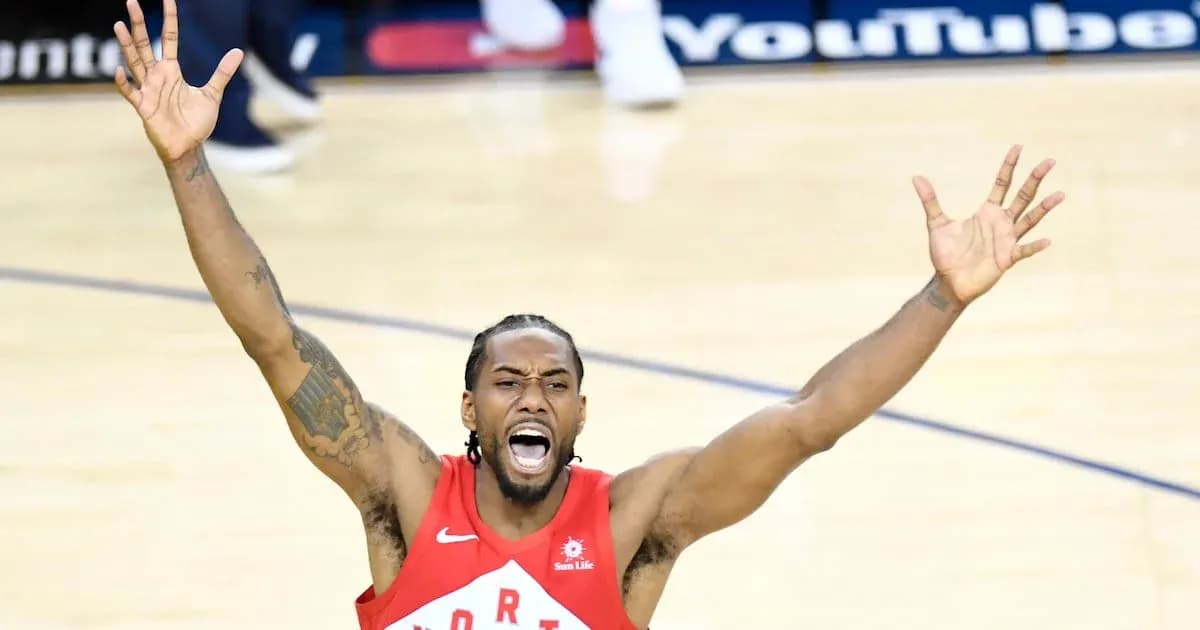 Player celebrating during a basketball game