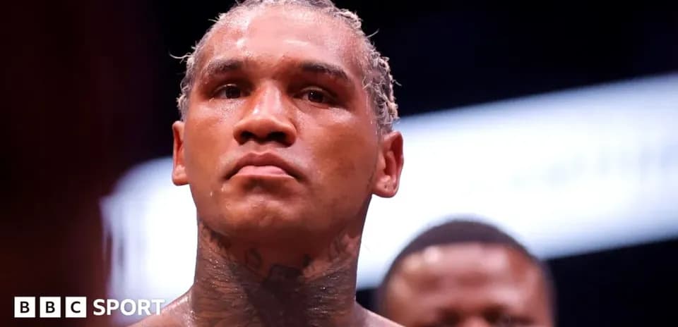 Boxer focused before entering the ring