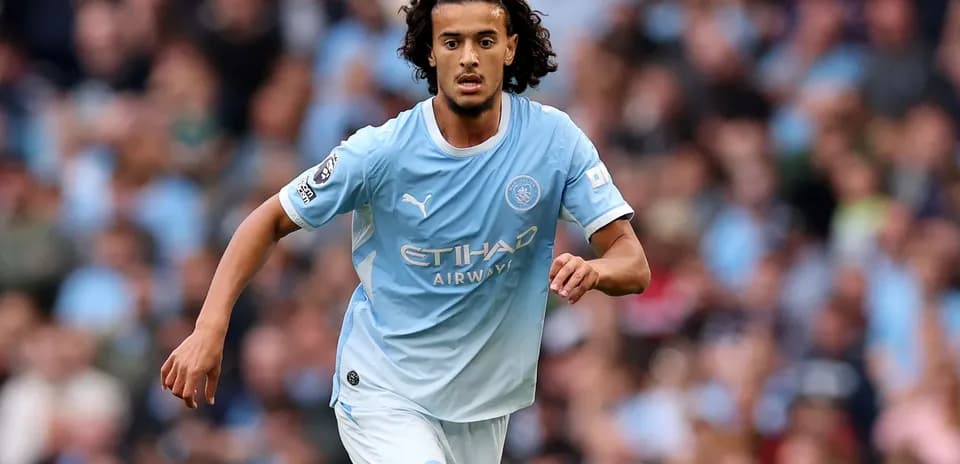 Player running during Manchester City match