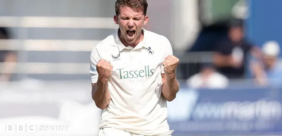 Cricketer celebrating after taking a wicket