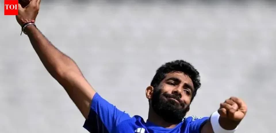 Cricketer bowling during practice session