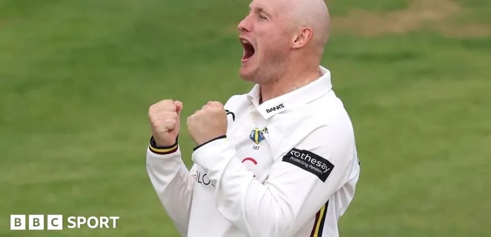 Cricketer celebrating after taking a wicket