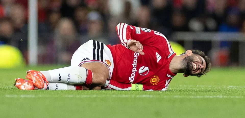 Player on the ground after injury during match