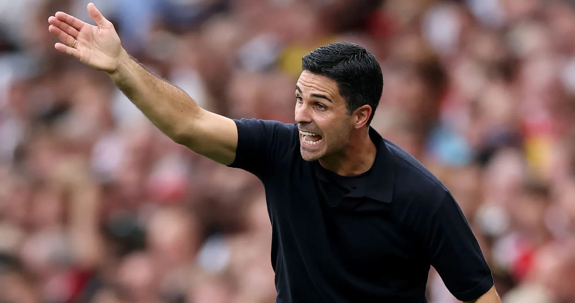 Manager giving instructions during a match