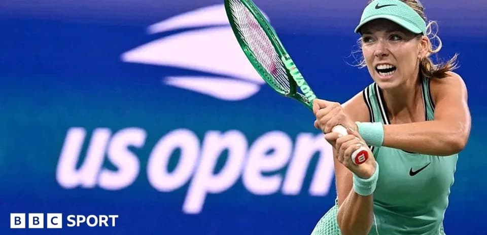 Tennis player preparing to hit a forehand shot