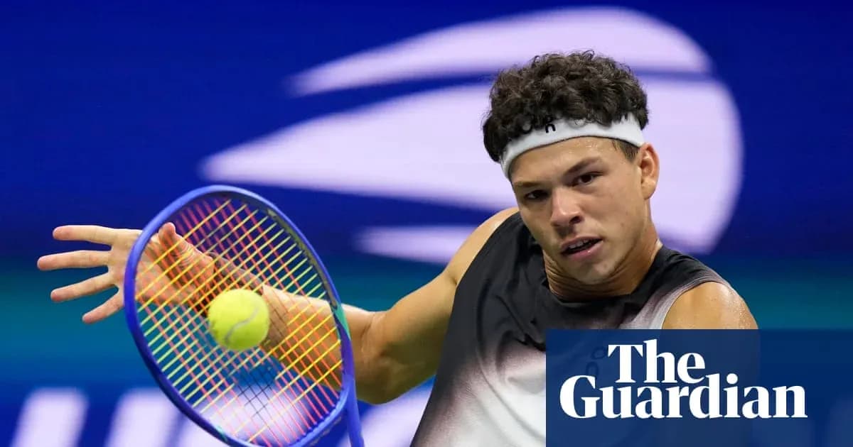 Player hitting a tennis ball during a match