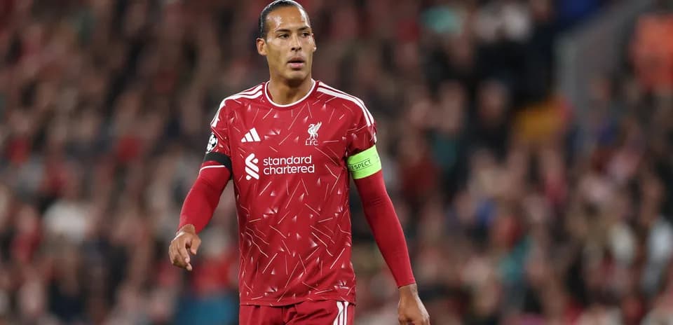 Player wearing Liverpool kit during a match