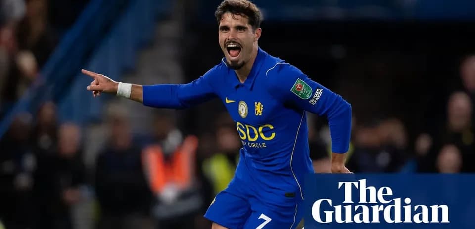 Chelsea player celebrating during a match