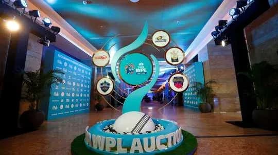 WPL auction event entrance with logo display