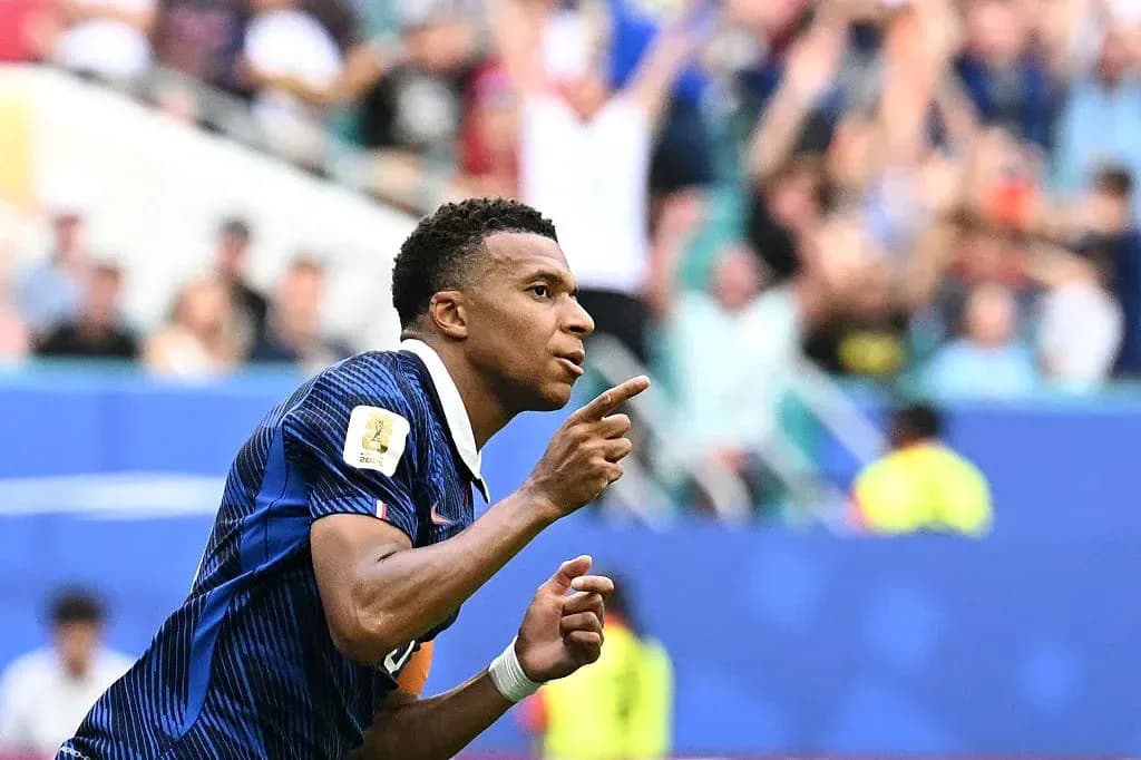 Player celebrating after scoring a goal during match