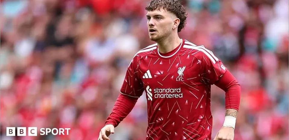 Liverpool player running during a match