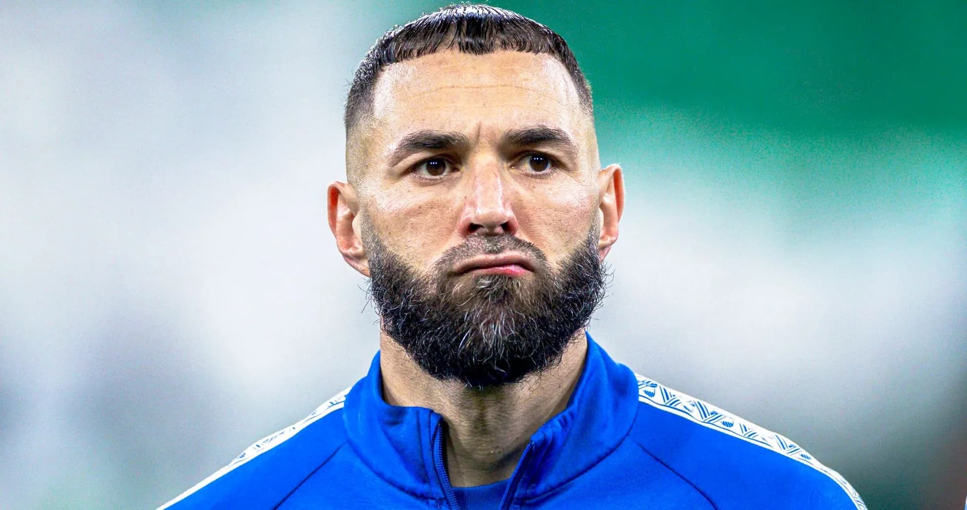 Player in blue jersey during training session