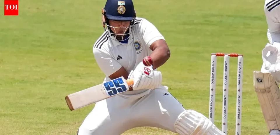 Batsman playing a shot during cricket match
