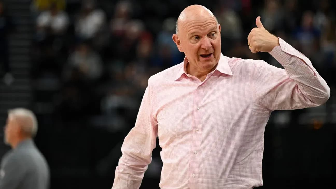 Person gesturing during basketball game event