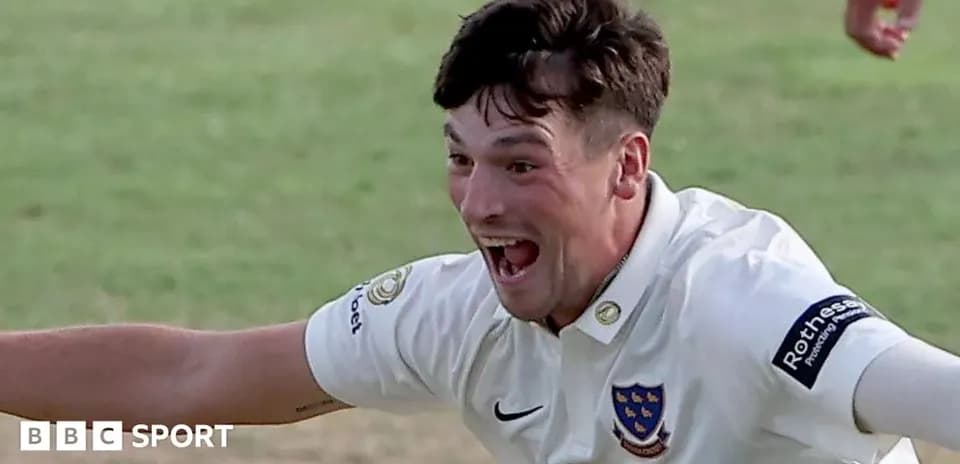 Cricketer celebrating a wicket during match
