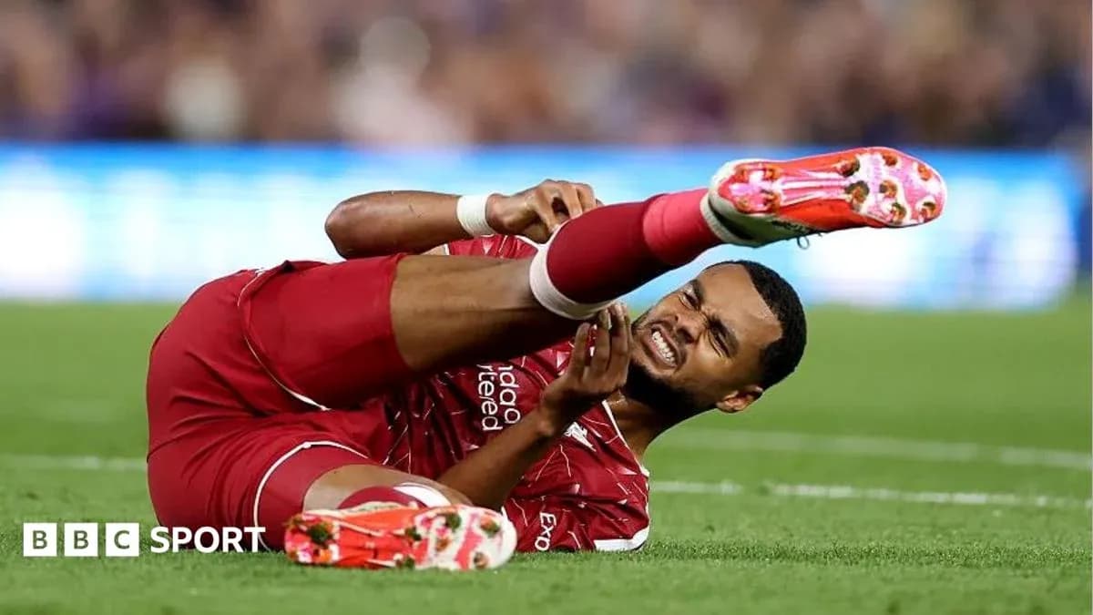 Player injured on the ground during match