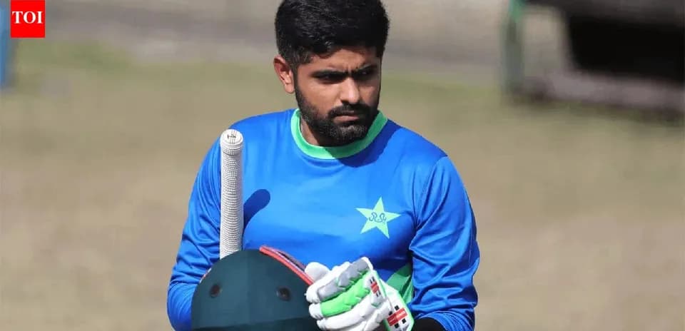 Cricketer holding bat during practice session
