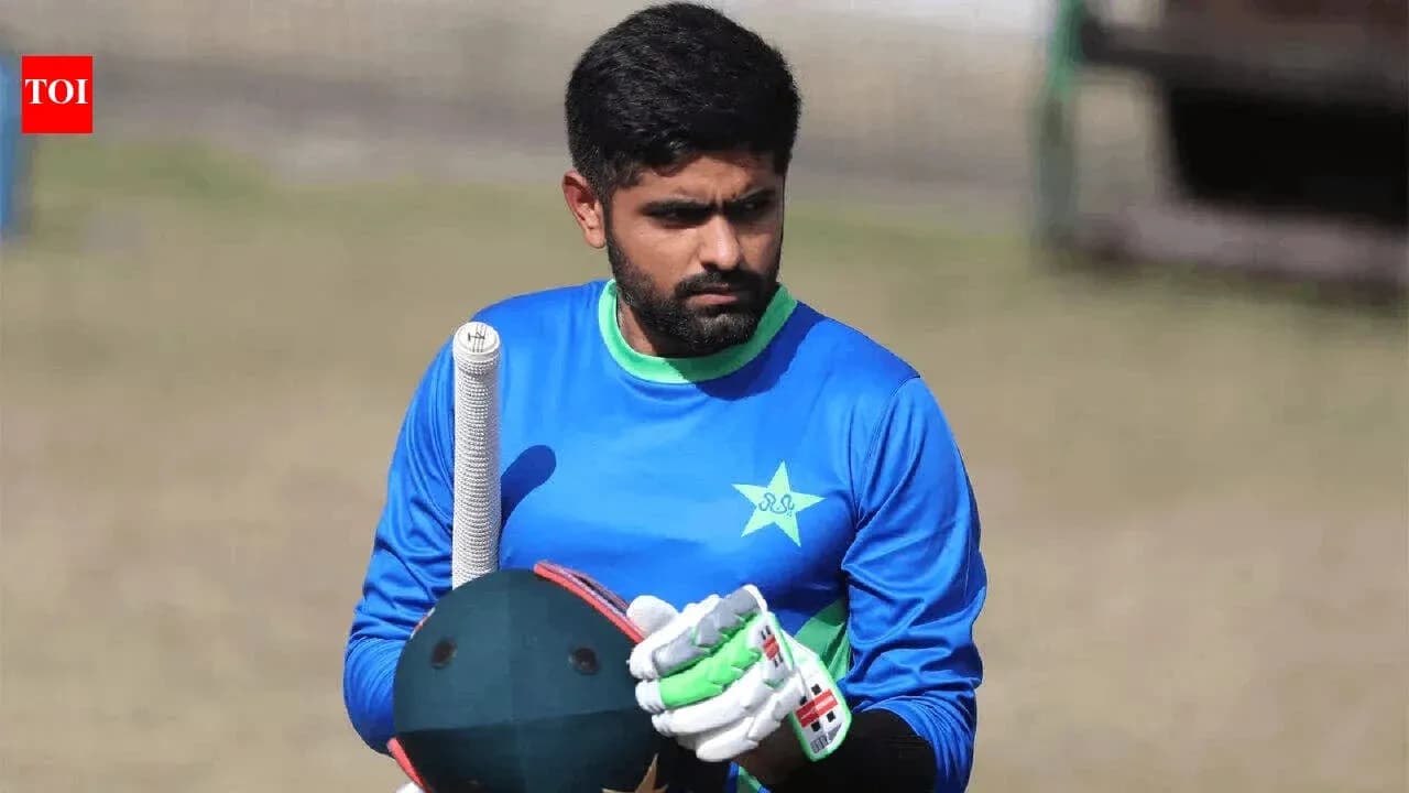 Cricketer holding bat during practice session