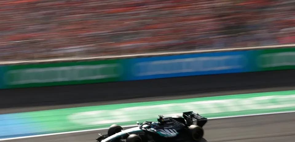 Formula 1 car racing on track during event