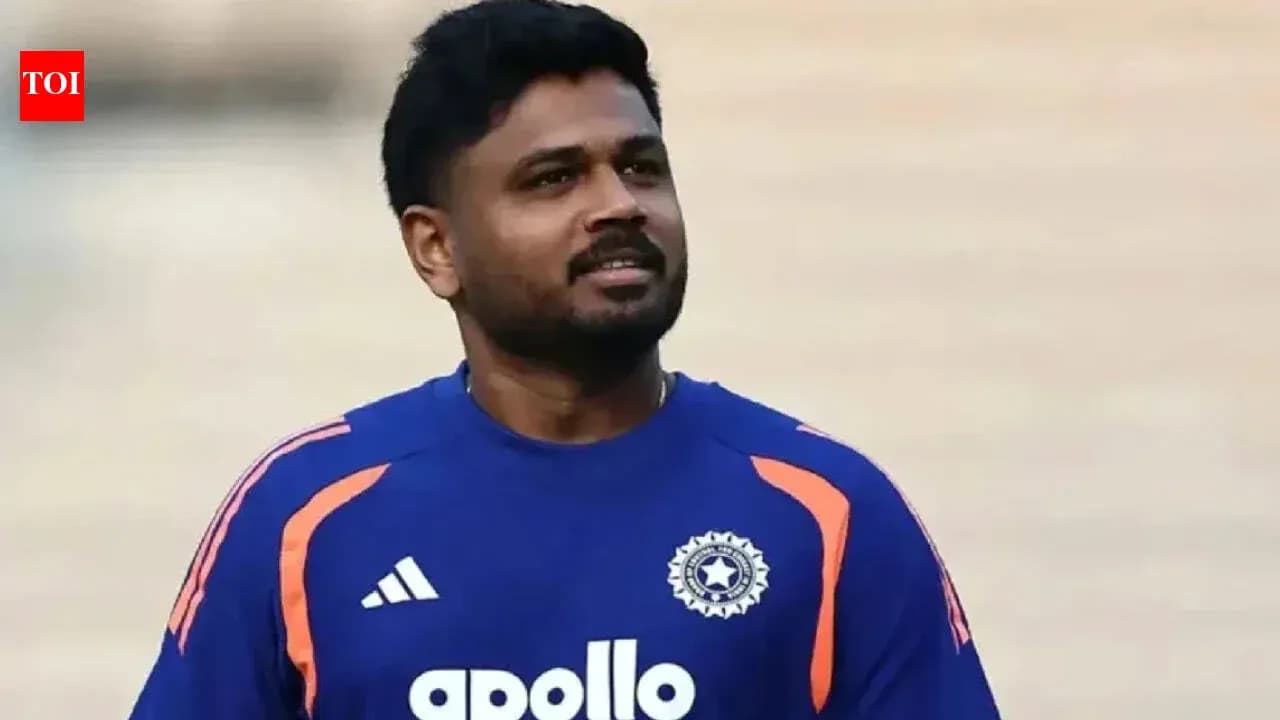Cricketer wearing blue jersey during training session