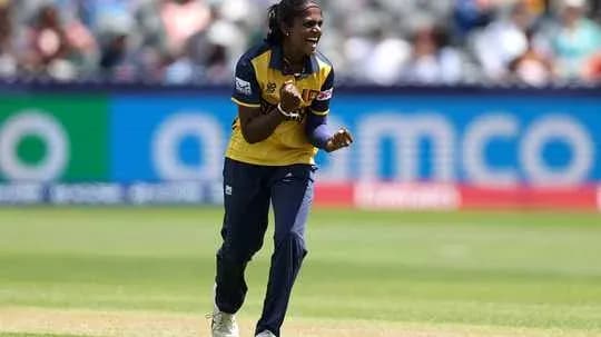 Player celebrating after taking a wicket in cricket Player celebrating after taking a wicket in cricket