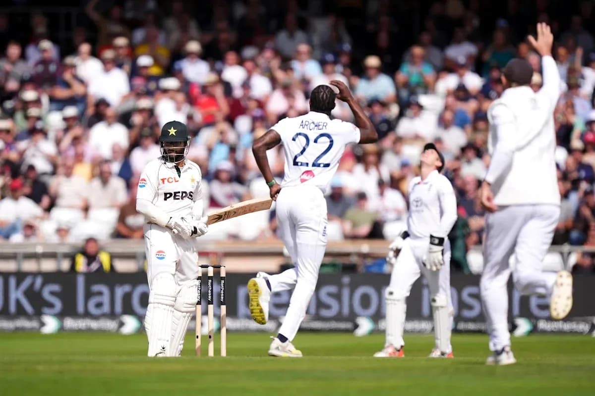 Bowler celebrating wicket during cricket match Bowler celebrating wicket during cricket match