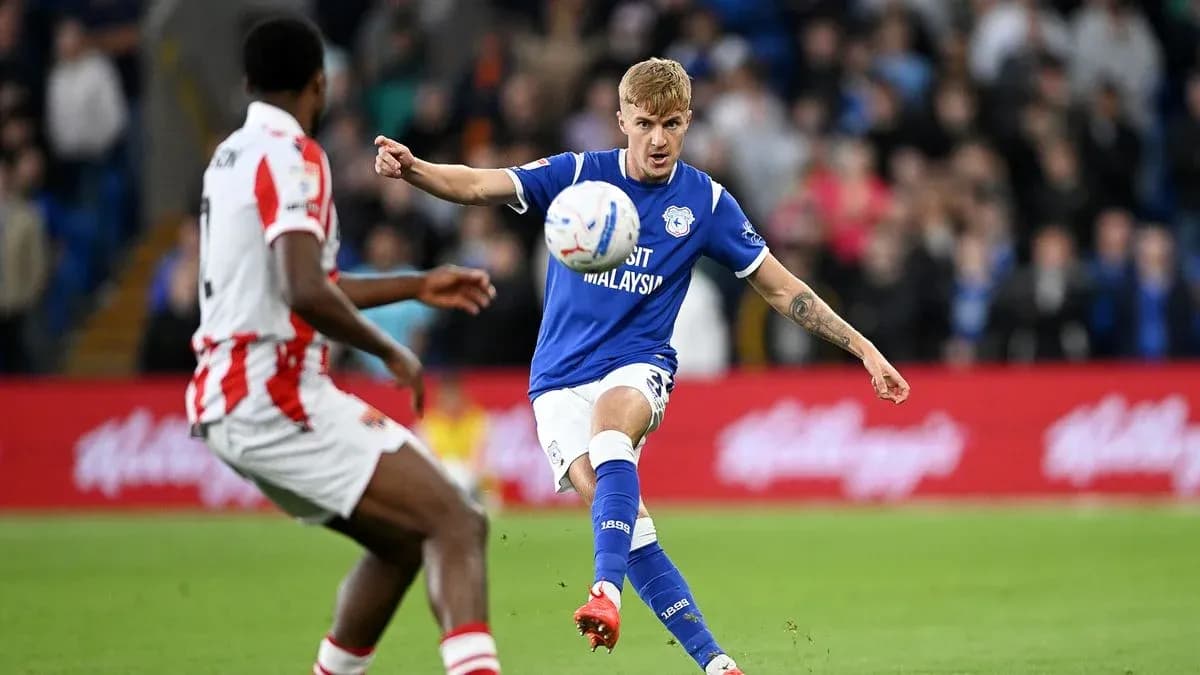 Player kicking the ball during a football match Player kicking the ball during a football match